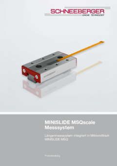 MINISLIDE MSQscale - Produktkatalog