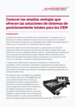 Informe técnico - Conocer las amplias ventajas que ofrecen las soluciones de movimiento lineal totales para los OEM