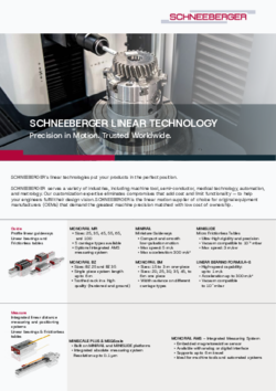 SCHNEEBERGER Product Overview