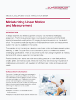 Technical Brief - Miniaturisation du mouvement et de la mesure linéaires