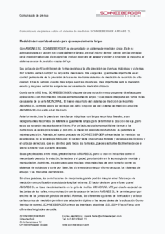 AMSABS 3L Medición de recorrido absoluta para ejes especialmente largos