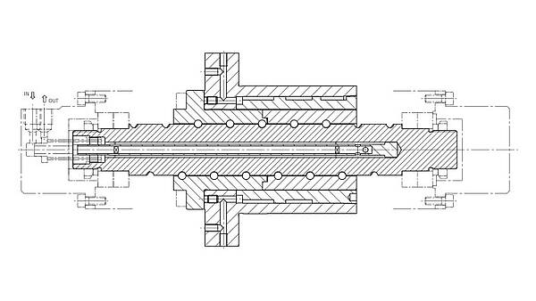 Cooling system of spindle and nut