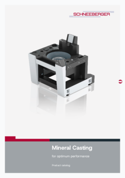 Mineral casting - Product catalog