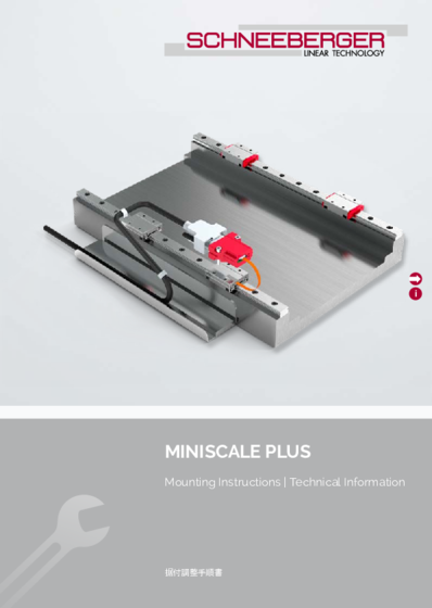 MINISCALE PLUS Mounting Instructions - Mounting Instructions / Technical Information