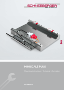 MINISCALE PLUS Mounting Instructions - Mounting Instructions / Technical Information