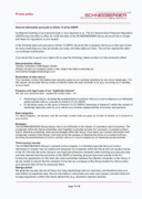 Art. 13 - Manually created contacts - SCHNEEBERGER GmbH - Germany - 