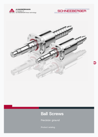 Ball Screws - Product catalog - Precision ground