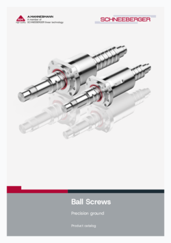 Ball Screws - Product catalog