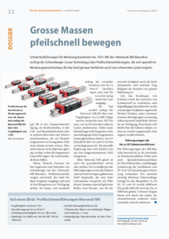 High-performance profiled guideways