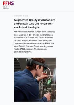 Augmented Reality revolutioniert die Fernwartung und -reparatur von Industrieanlagen