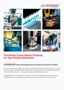 SCHNEEBERGER Product Line Card - The Perfect Linear Motion Products for Your Precise Application.