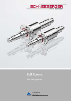 SCHNEEBERGER ballscrews - Product catalogue