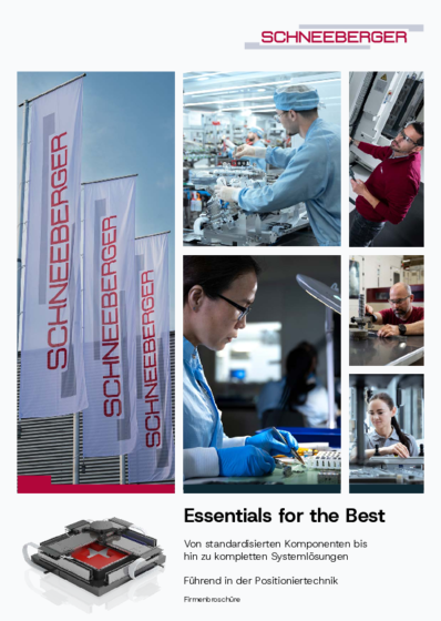 Company brochure - The SCHNEEBERGER company brochure