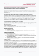 Art. 13 and 14 - Business contacts and contact persons - SCHNEEBERGER GmbH - Germany - 