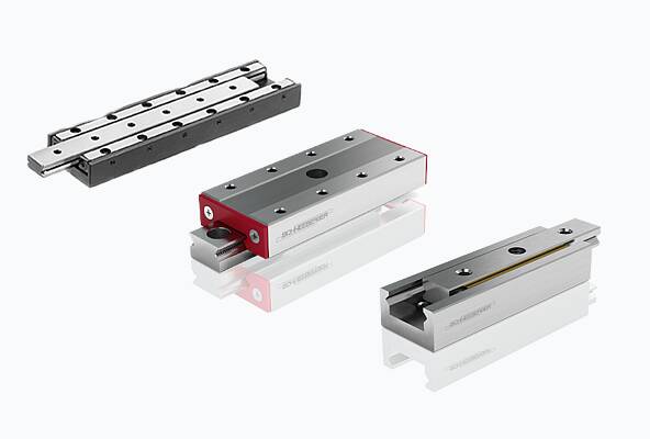 Micro frictionless tables with roller- or ball cages