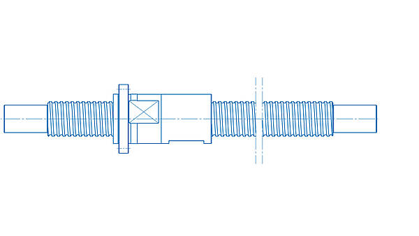 Ball screw with driven nut