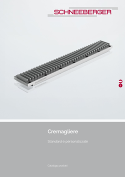 Catalogo cremagliere
