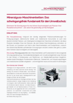 Technisches Briefing - Mineralguss Maschinenbetten: Das schwingungsfreie Fundament für den Umweltschutz