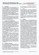 General Terms and Conditions (Switzerland) - German