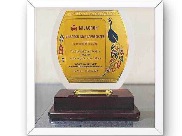 Milacron Supplied Award 2022