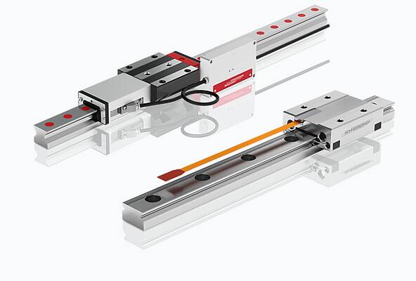 Linear bearing with integreated measuring system