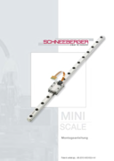 MINISCALE Mounting instruction - The unique miniature guideway with integrated measuring system
