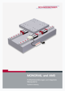 MONORAIL and AMS - Application catalog - Lubrifiaction, dimensioning, installation, mounting, measure of precaution