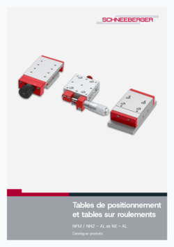Tables sur roulements et de positionnement - Catlogue des produits