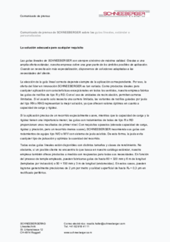 La solución adecuada para cualquier requisito