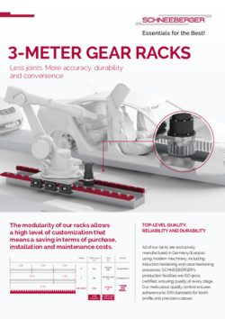 3-METER GEAR RACKS