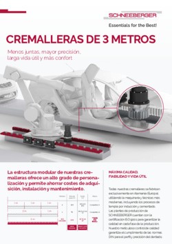 CREMALLERAS DE 3 METROS