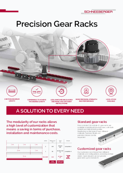 Precision Gear Racks - Fast Shipping in North America