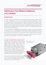 Technical Brief - LUBE-S: Maintenance-Free Miniature Guideways Last a Lifetime