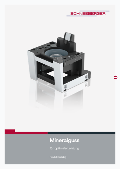 Mineral casting - Product catalog - Module for creative solutions