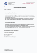Confirmation Russia Sanctions - SCHNEEBERGER GmbH - 