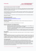  Art. 13 - Exhibition Leads - SCHNEEBERGER Group - 