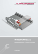 MINISLIDE MSQscale - Mounting instructions - Mounting instructions, Technical information