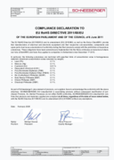 RoHS - Konformität - SCHNEEBERGER AG, Richtlinie 2011/65/EU, Englisch