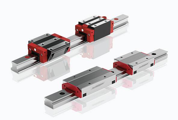 Profilschienenführungen mit Kugeln