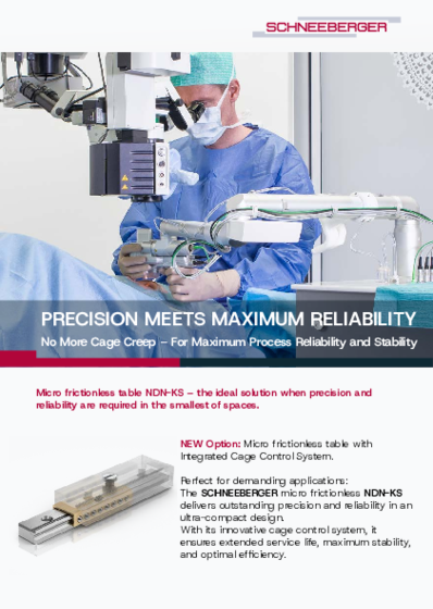 Type NDN-KS micro frictionless table - 