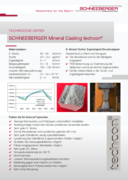 SCHNEEBERGER Mineral Casting techcon® - Technical data