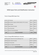MONORAIL MR4S - Spare parts and Modification instruction - MONORAIL MR4S - Spare parts and Modification instruction
