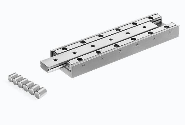 Micro frictionless table with roller cages type ND