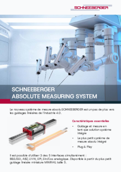 Système de mesure absolue SCHNEEBERGER (SAM)