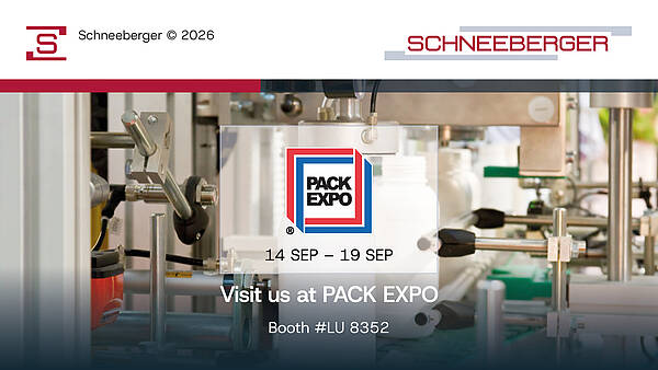 SCHNEEBERGER at PACK EXPO Exhibition
