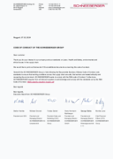 Code of conduct of the SCHNEEBERGER Group - English