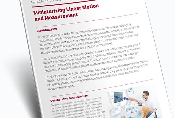 Miniaturizing Linear Motion and Measurement