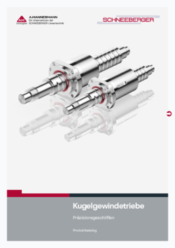 Kugelgewindetriebe - Produktkatalog