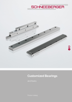 Customized Bearings and Racks - Product catalog