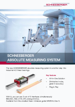 SCHNEEBERGER Absolute Measuring System (SAM)